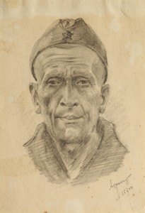 П.И.Афонин. Неизвестный солдат. 1944