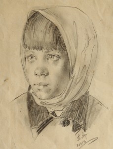 Afonin, Girl at the Kalinin frontline, 1943