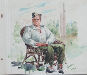 Afonin, Sapper, on the River Oder, 1944