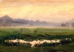 Atanov, Swamp near Vyborg, watercolour on paper, 1944