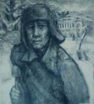 Marttila, Soldier from hospital, 1942